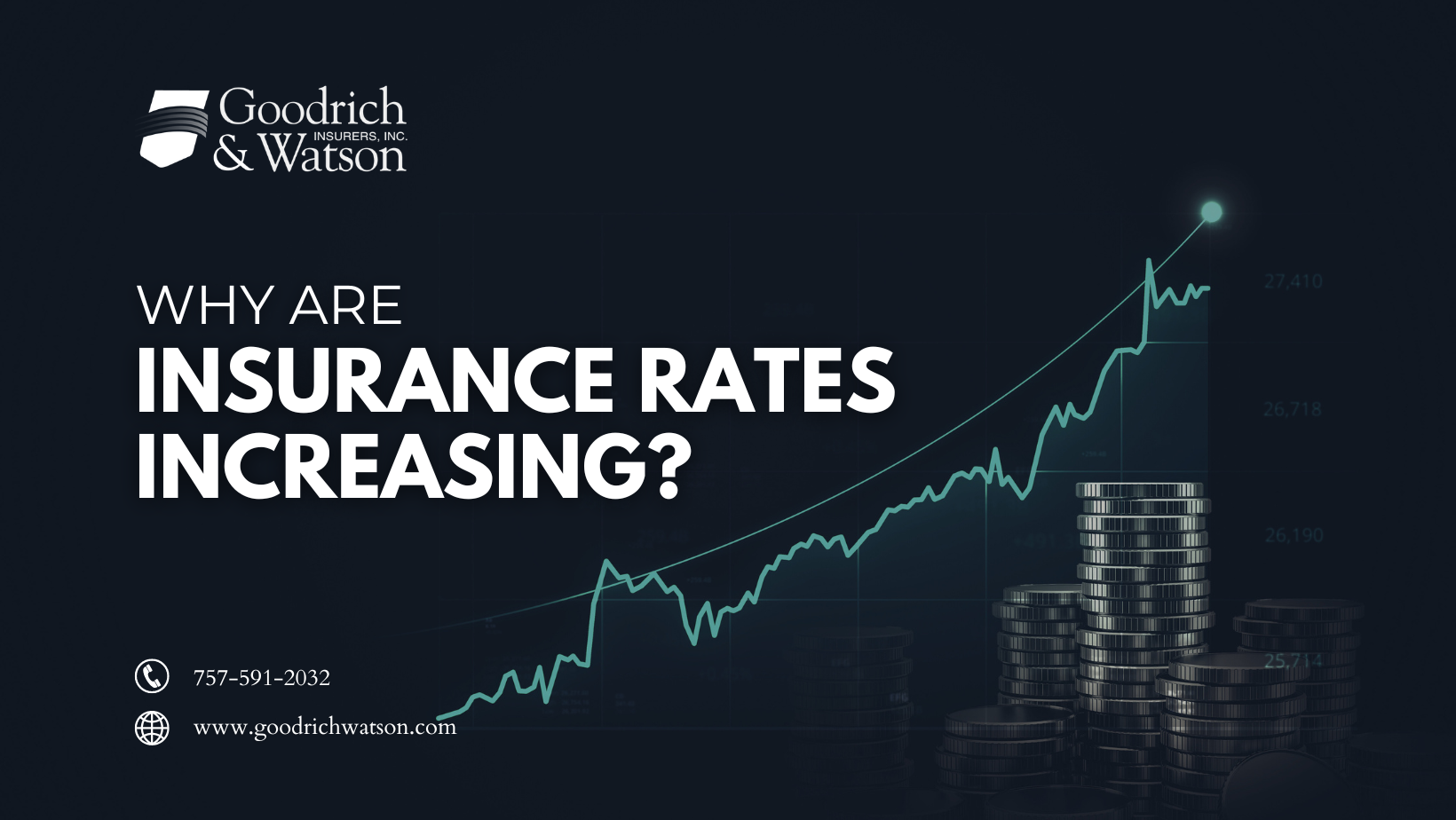 Insurance Rising Why Are Insurance Rates Increasing In Hampton Roads? - Goodrich & Watson